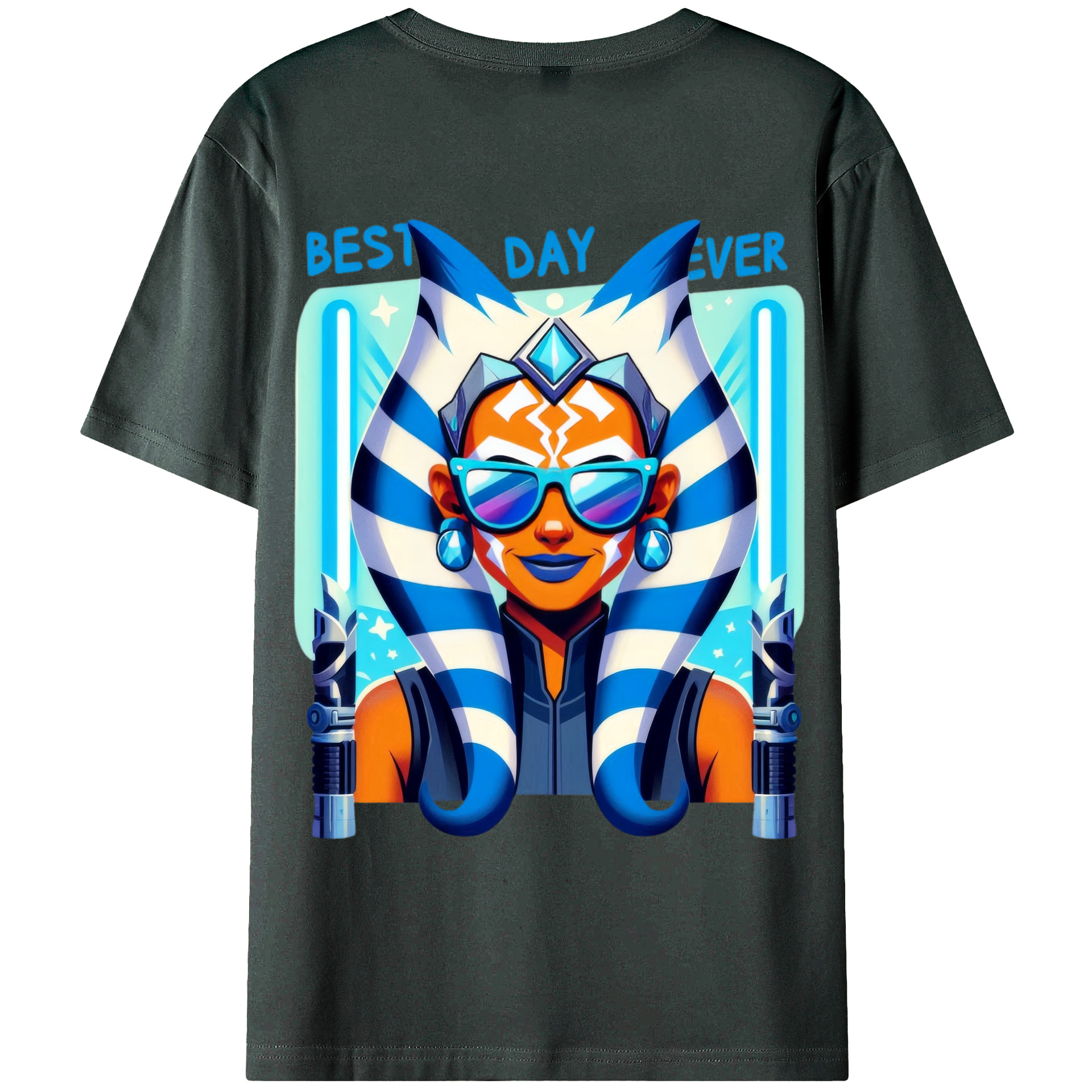 （画像用） スター・ウォーズ Star Wars 綿100％ メンズ半袖Tシャツ（バックプリント） 通気性